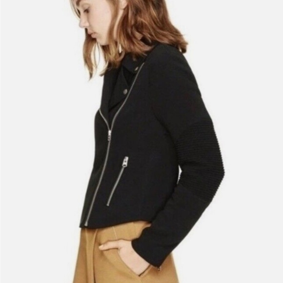 Aritzia Wilfred Montesson Black‎ Moto
Jacket 2 Biker Blazer Zippers Size 2 XS S - Picture 13 of 13